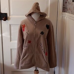 Nick & Sarah fall zipper hooded jacket